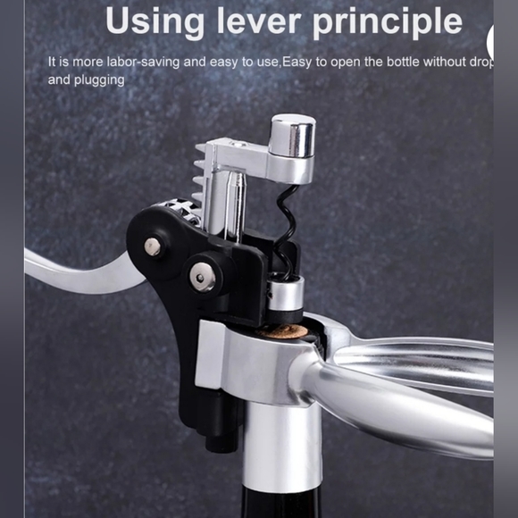 2 pc Rabbit-Shaped Corkscrew Wine champagne 🥂 🍾 PLUS decorative Glass Cork - Picture 8 of 12